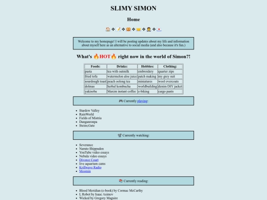 index screenshot