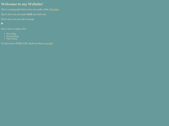 test screenshot