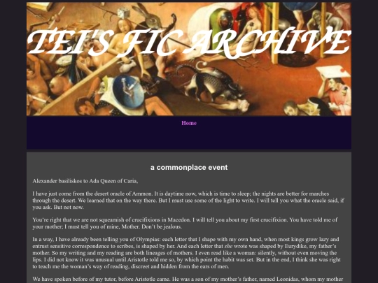 Fic/a_commonplace_event screenshot