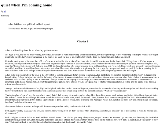 Fic/quiet screenshot