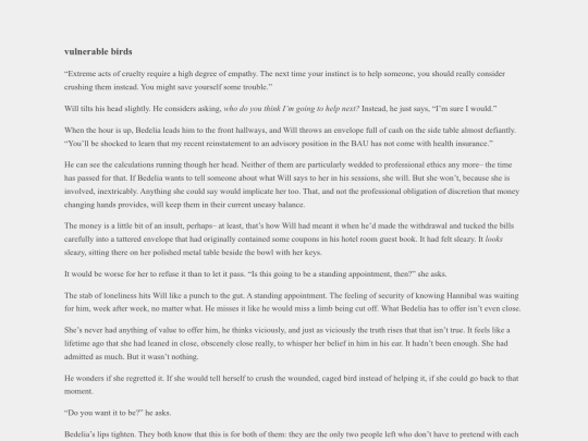 fic/vulnerable-birds screenshot