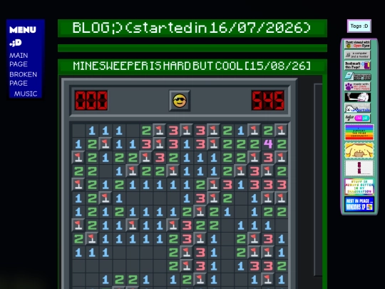 real-blog screenshot