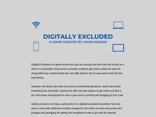 DigitallyExcludedV5 screenshot