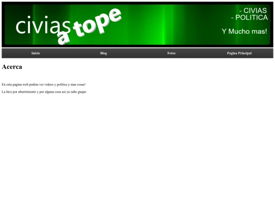 acerca screenshot