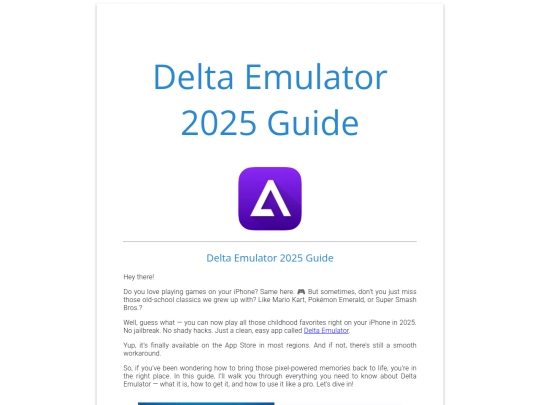 delta-emulator-2025 screenshot