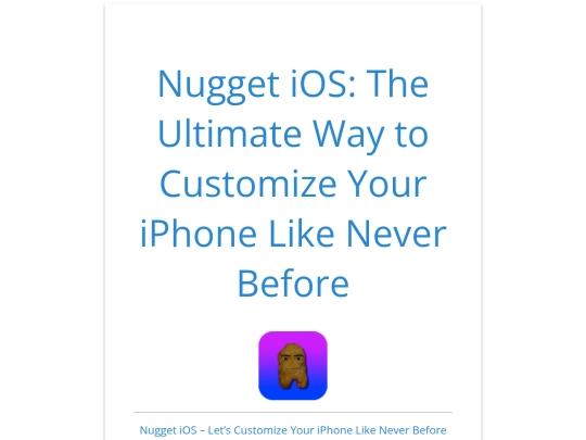 nugget_ios screenshot