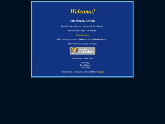 index screenshot