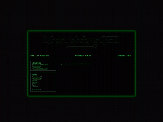 Log screenshot