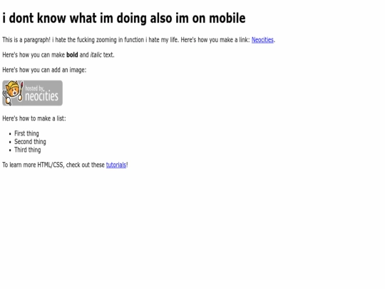 index screenshot