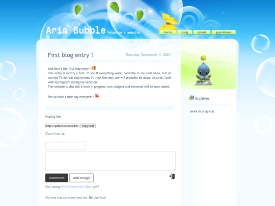 first_blog_entry screenshot