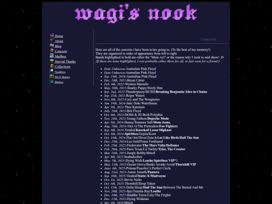 subpages/concerts screenshot