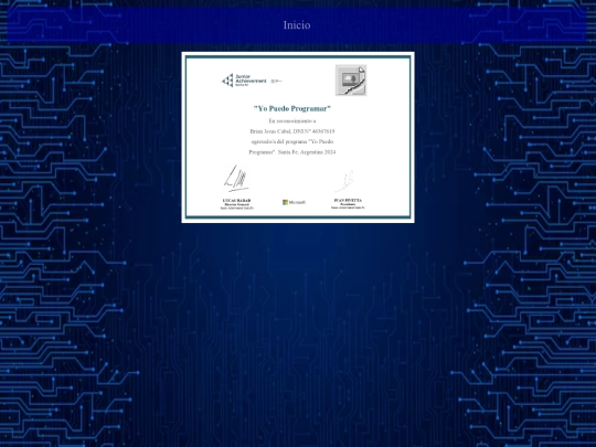 Certificados/certificados screenshot