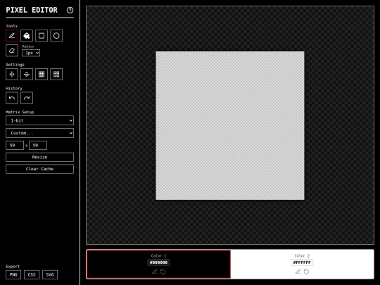 pages/Generators/pixel_editor screenshot