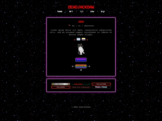 pages/bio screenshot