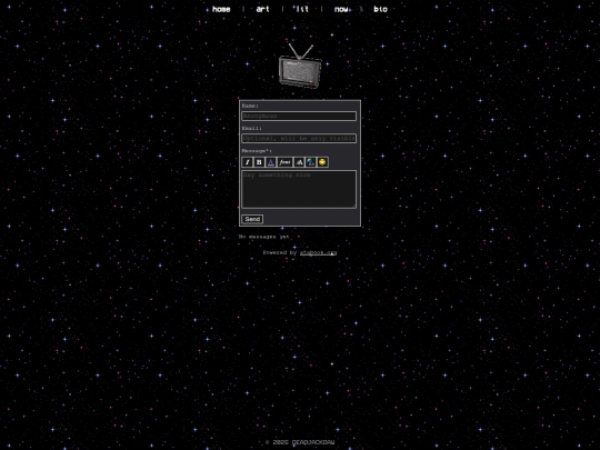 pages/guestbook screenshot