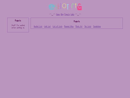 projects screenshot