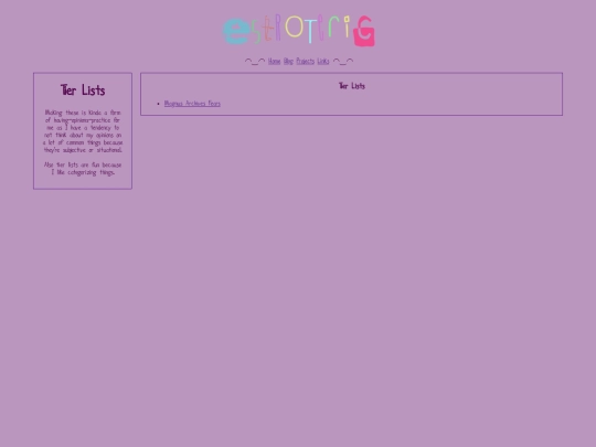 projects/tier_lists screenshot