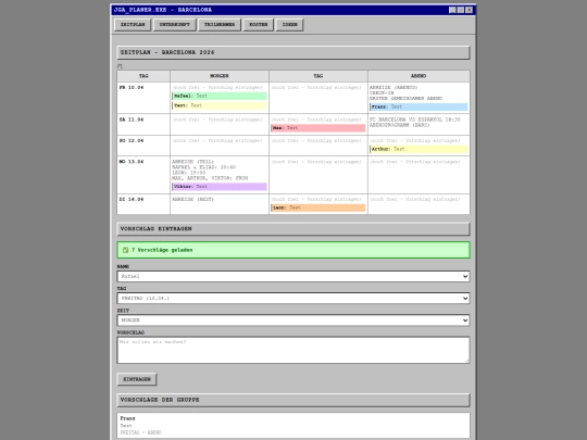 barcelias screenshot