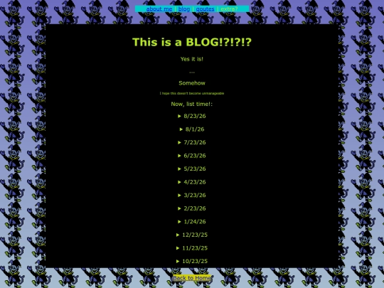 blog screenshot