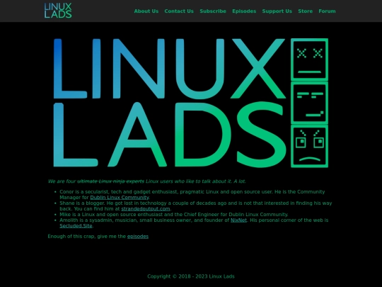 linuxlads screenshot