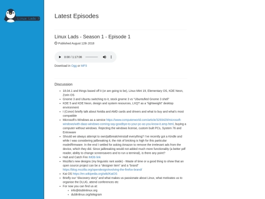 mikee.neocities.org/linuxlads screenshot
