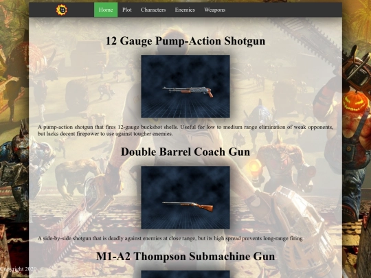 weapons screenshot