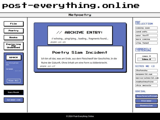 Netzpoesie screenshot