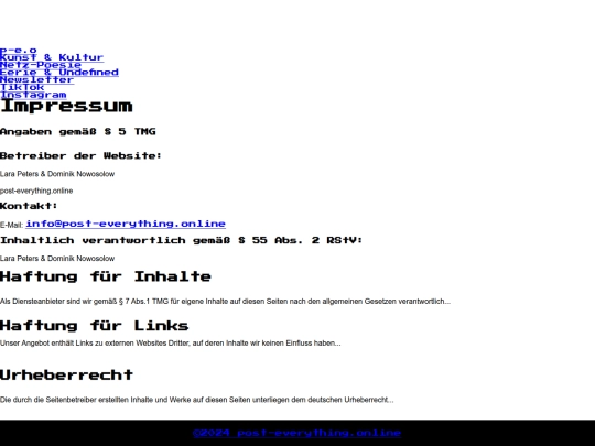 mobile-impressum screenshot