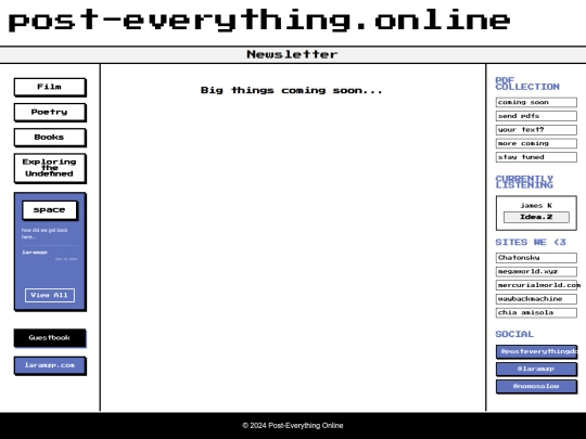 newsletter screenshot