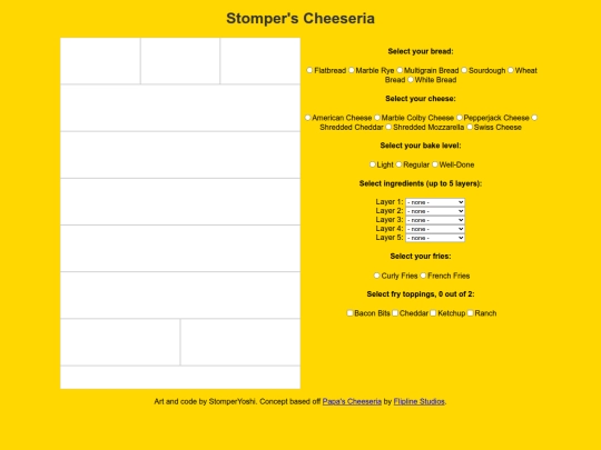 cheeseria/main screenshot