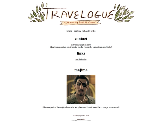 links screenshot