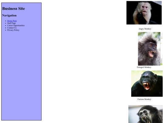 Assignments/Staff-Page screenshot