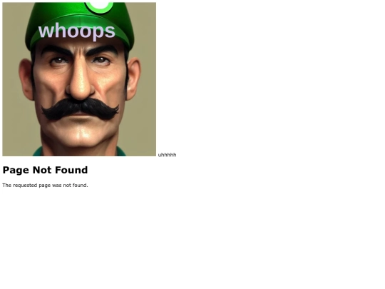 not_found screenshot