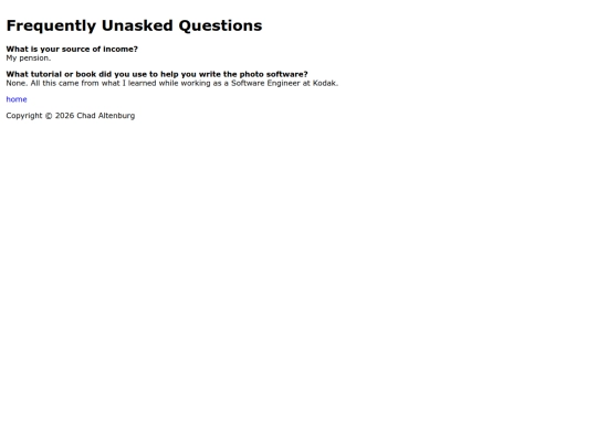 faq screenshot