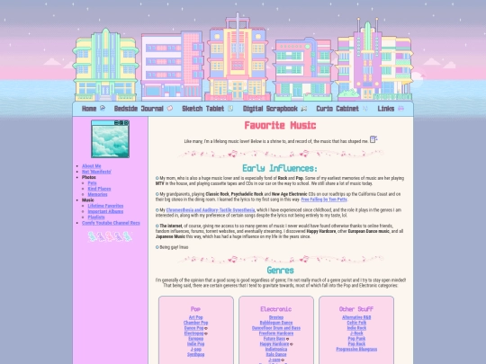 bedside/music screenshot