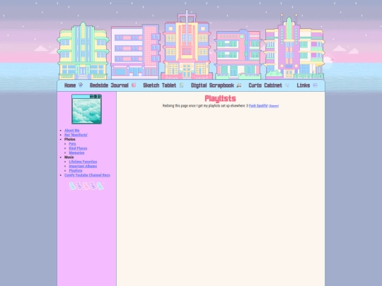 bedside/playlists screenshot
