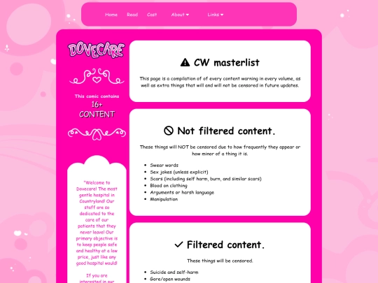 warnings screenshot