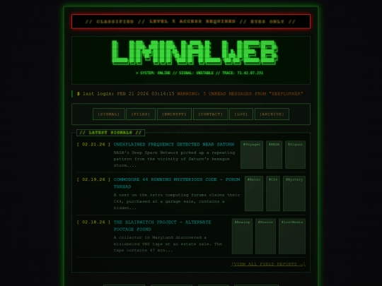index screenshot
