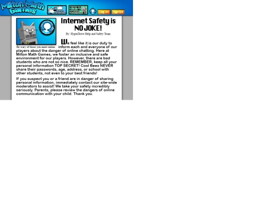 internetsafety screenshot