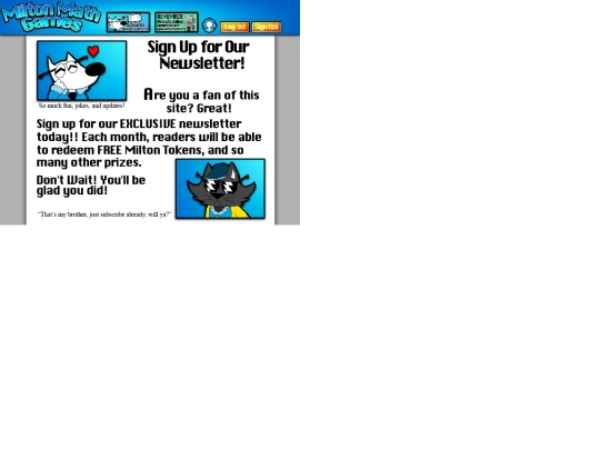 newsletter screenshot
