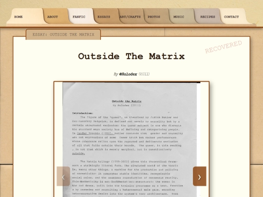 essays/otm screenshot