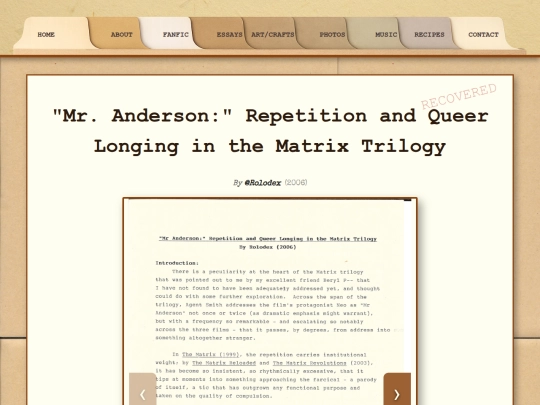 essays/raql screenshot