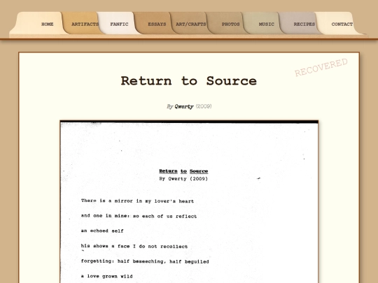fanfic/poetry/rts screenshot