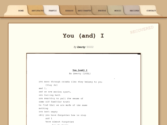 fanfic/poetry/youandi screenshot