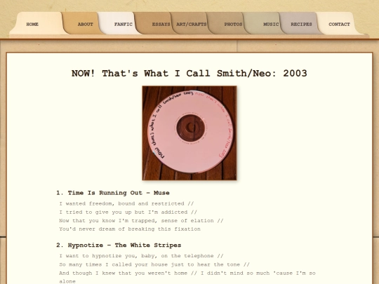 music/2003 screenshot