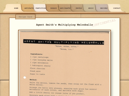 recipes/agent-smith-melonballs screenshot