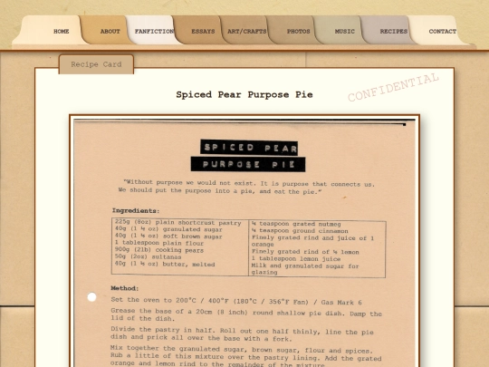 recipes/spiced-pear-pie screenshot