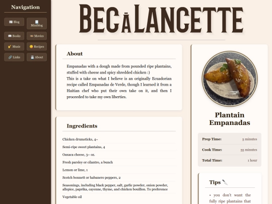 plantainempanada screenshot