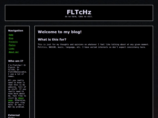 blog screenshot
