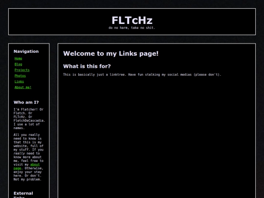 links screenshot